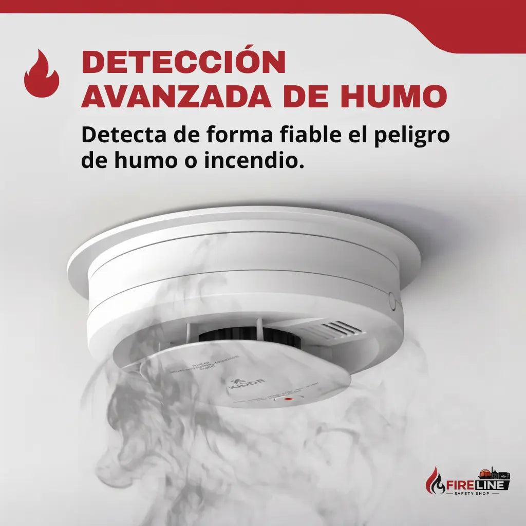 Detector de Humo Kidde 20SA10-V Cableado con Batería 10 Años y Voz Kidde