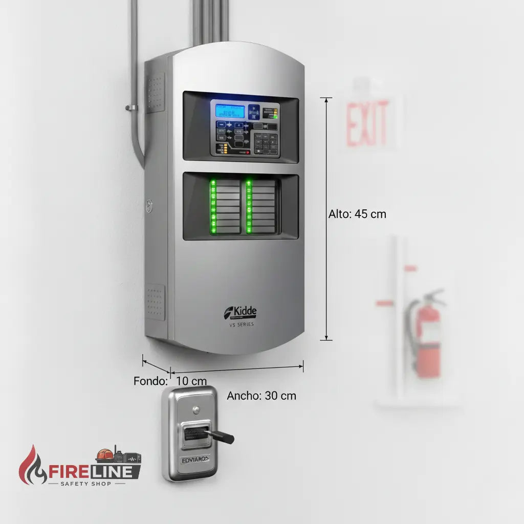 Panel Central de Alarma Contra Incendios Edwards Kidde - VS4-G-SP Fireline Shop