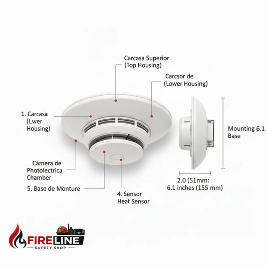 SD365T Detector de humo: Fotoeléctrico y Temperatura | FireLite FIRE LITE