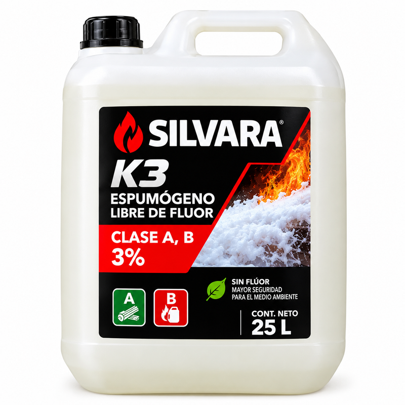 Caneca de 25 L de concentrado SILVARA K3+ sin flúor