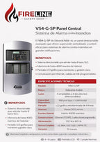 VS4-G-SP Panel central sistema de alarma contra incendios: Direccionable | Edwards Kidde Edwards Kidde