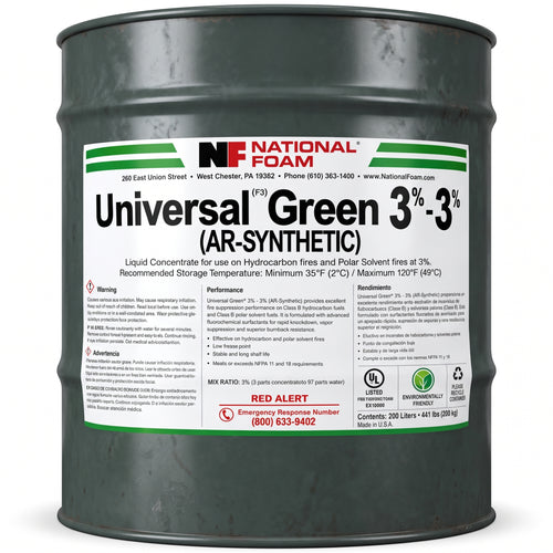 Concentrado de espuma FOAMER BRAND AR SF3 GREEN 3X3 de 200 L